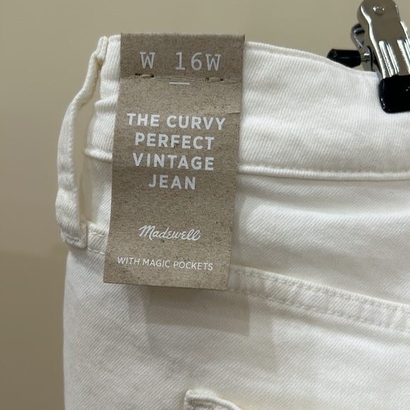 NWT Madewell Jeans 16W - Picture 5 of 5